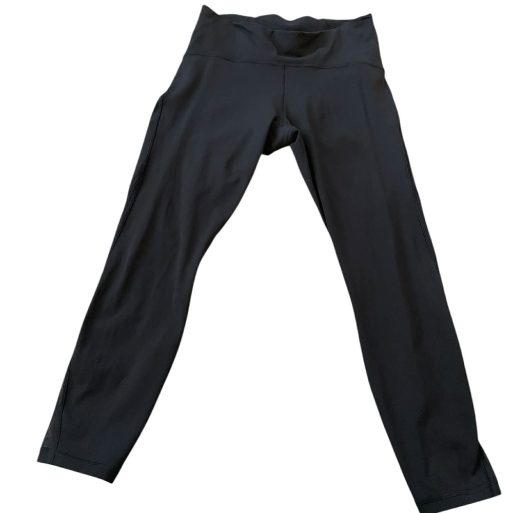 Lululemon ATRP 23" Black Size 10 Pockets Compression Gym Yoga Activewear